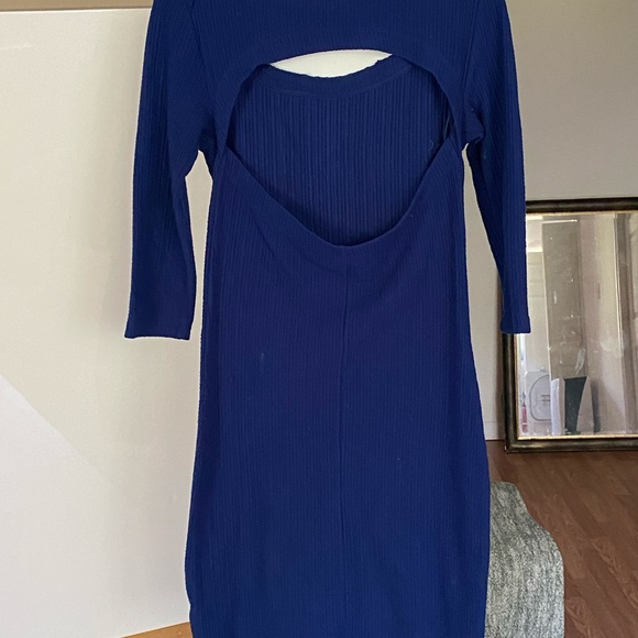 Free People backless sweater dress - Picture 3 of 4